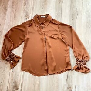 Elegant Ramy Brook Orange blouse